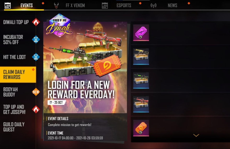 free diamonds in Free Fire